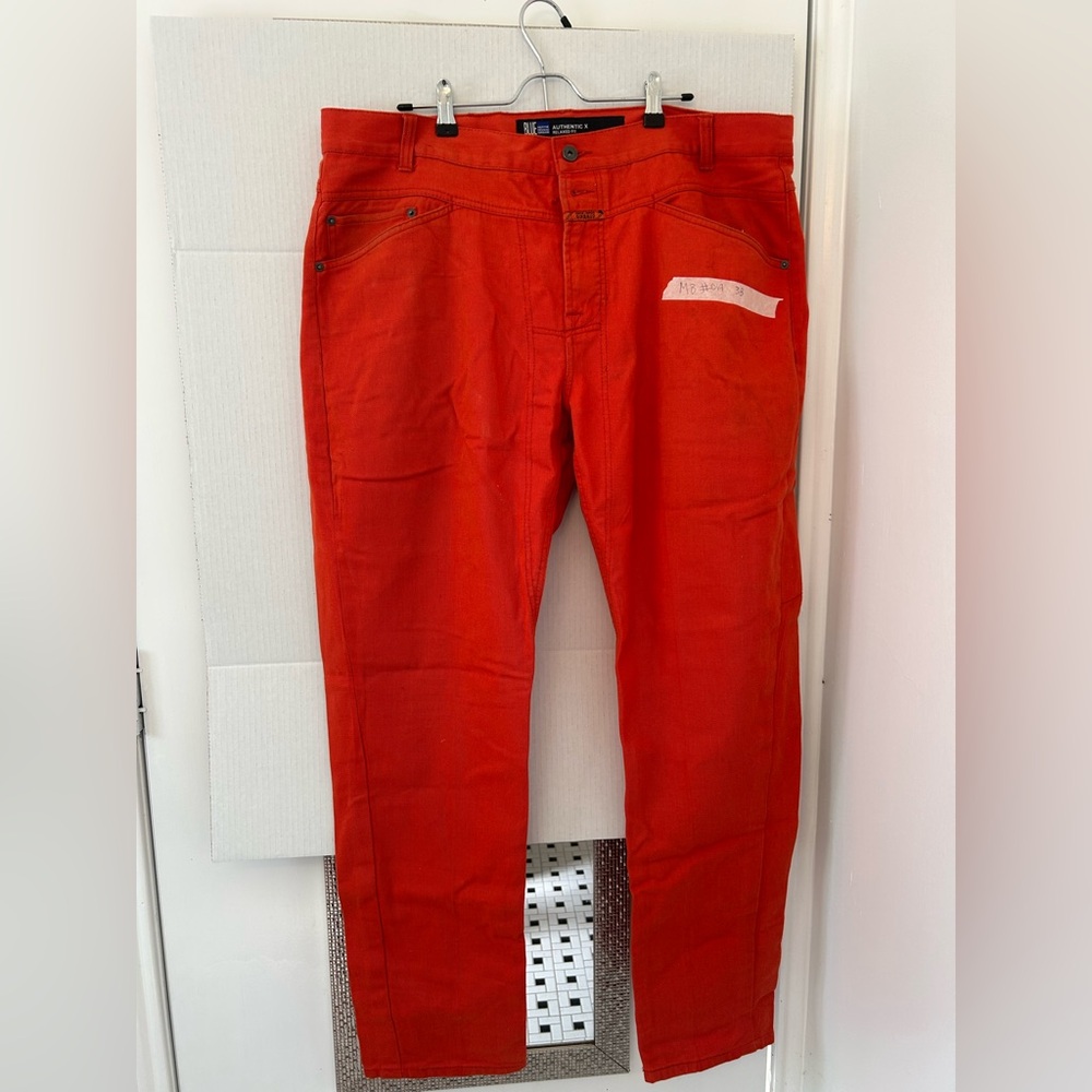 Marithe Francois Girbaud Red Pants 38 size